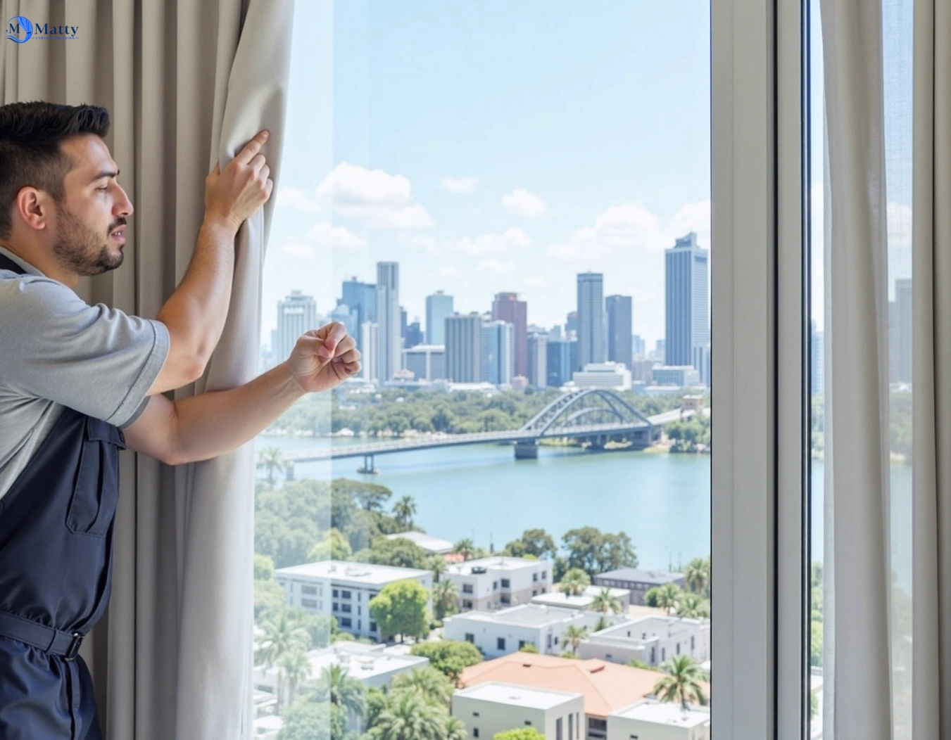 Professional curtain steam cleaning service woolooware-nsw QLD by Matty Curtain Cleaning