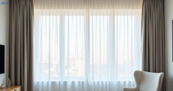 Freshly steam cleaned curtains in woolooware-nsw QLD